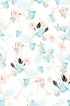 小碎花印花华亿平台图片