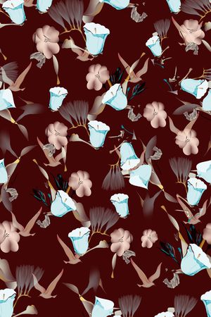 小碎花印花华亿平台图片