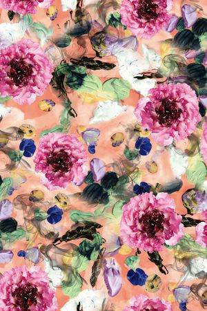 动物花卉印花华亿平台图片