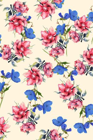 小碎花印花华亿平台图片