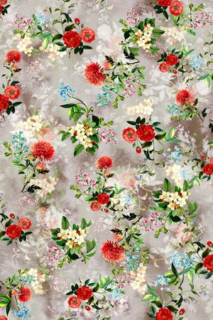 小碎花印花华亿平台图片