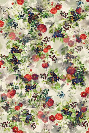 小碎花印花华亿平台图片