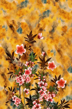 中国风印花华亿平台图片