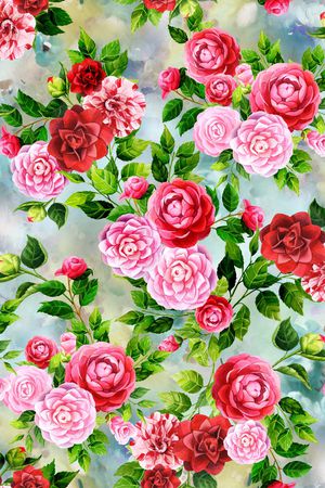 小碎花印花华亿平台图片