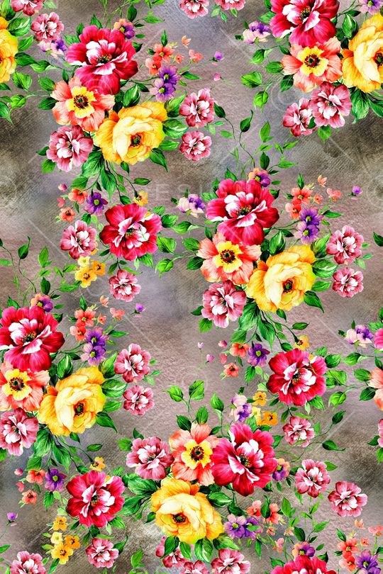 小碎花印花华亿平台图片