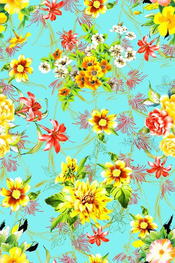 989465-时尚手绘花卉-1