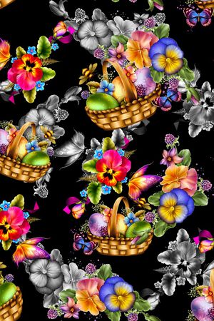 蝴蝶兰印花华亿平台图片