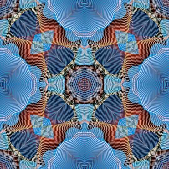 抽象印花华亿平台图片