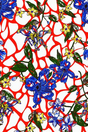 抽象印花华亿平台图片