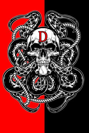 骷髅印花华亿平台图片