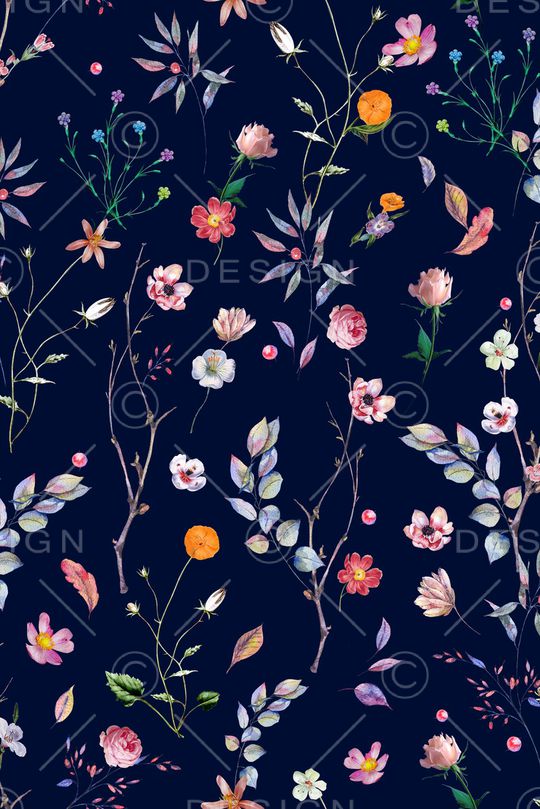 小碎花印花华亿平台图片