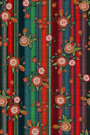 条纹印花华亿平台图片