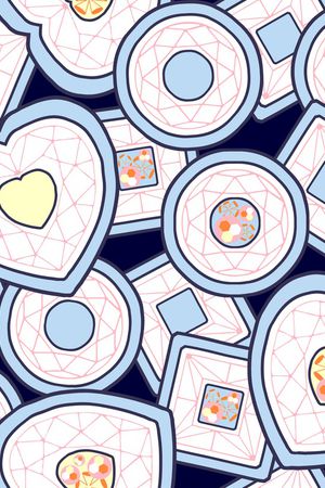 爱心印花华亿平台图片