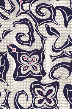 抽象印花华亿平台图片