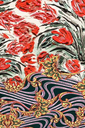 民族风印花华亿平台图片