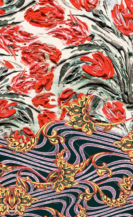 民族风印花华亿平台图片