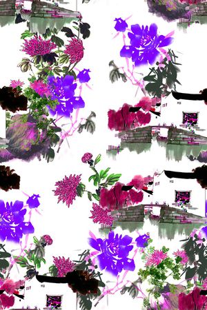 民族风印花华亿平台图片