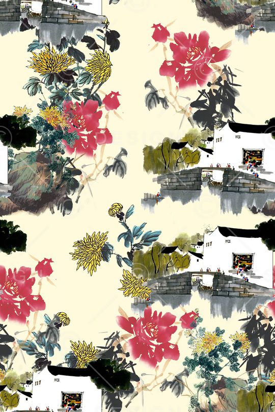 民族风印花华亿平台图片