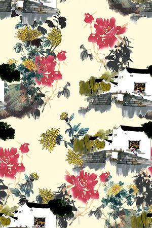 民族风印花华亿平台图片