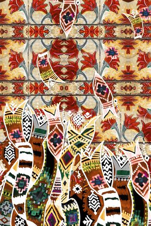 民族风印花华亿平台图片