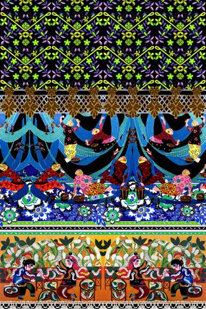 民族风印花华亿平台图片