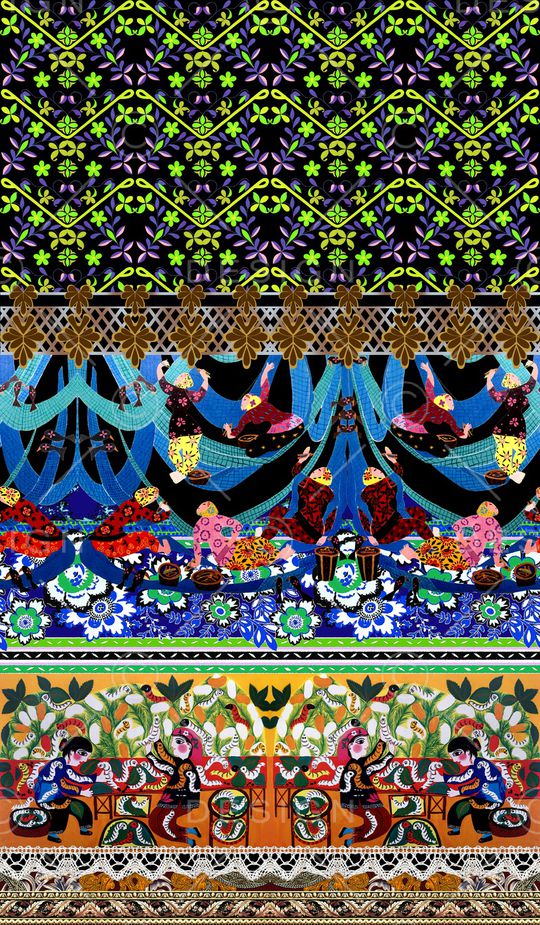 民族风印花华亿平台图片