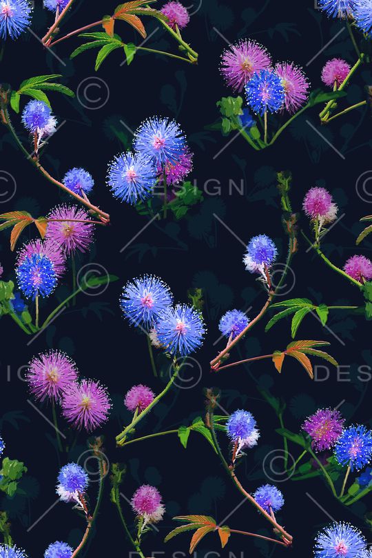 手绘花卉印花华亿平台图片