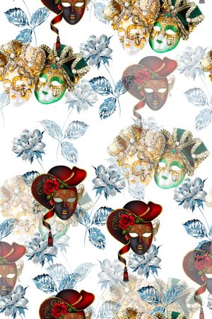 手绘花卉印花华亿平台图片