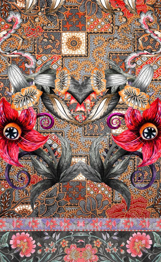 民族风印花华亿平台图片