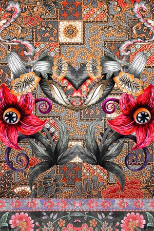 民族风印花华亿平台图片