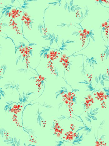 小碎花印花华亿平台图片