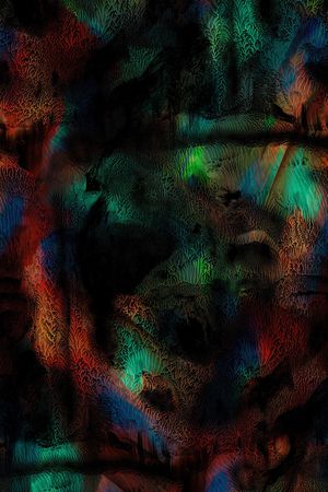 抽象印花华亿平台图片