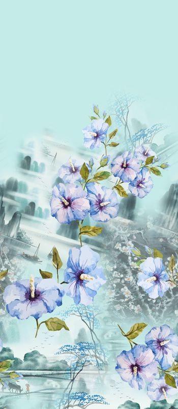 春夏华亿平台印花华亿平台图片