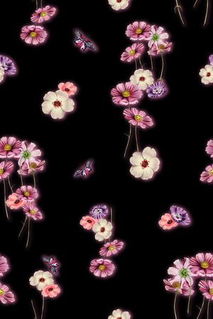 小碎花印花华亿平台图片