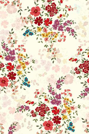 小碎花印花华亿平台图片