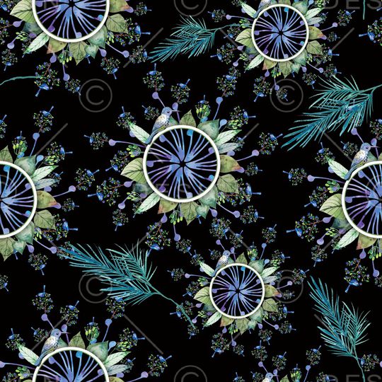 动物花卉印花华亿平台图片