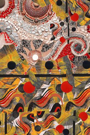 抽象印花华亿平台图片