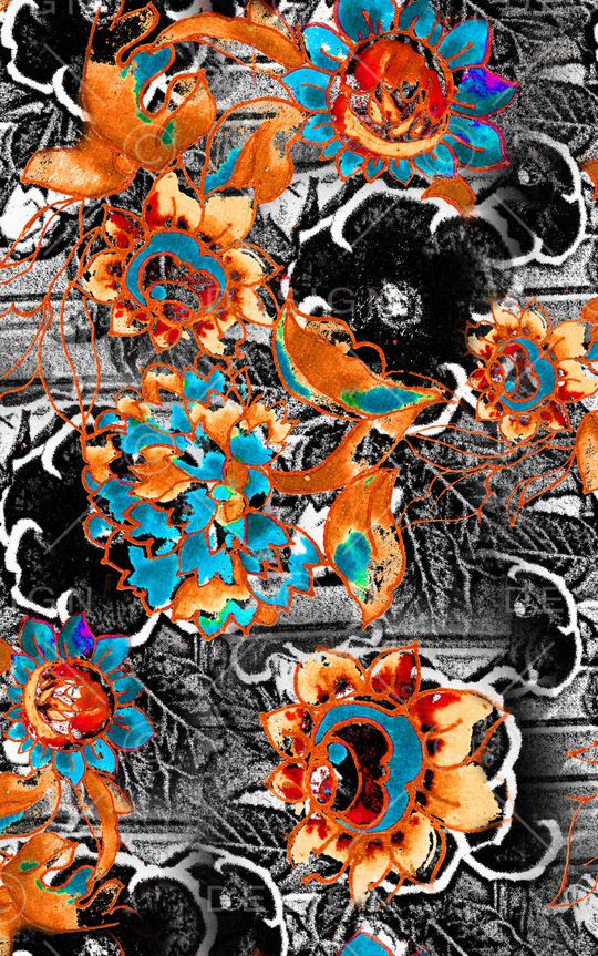 数码华亿平台印花华亿平台图片