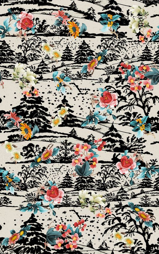 民族风印花华亿平台图片