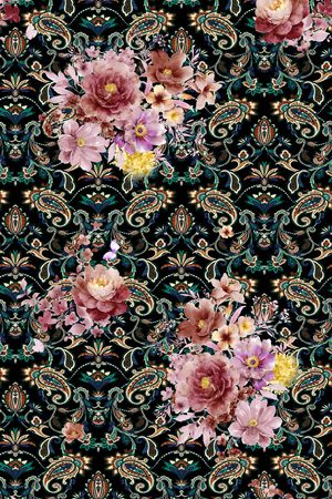 民族风印花华亿平台图片