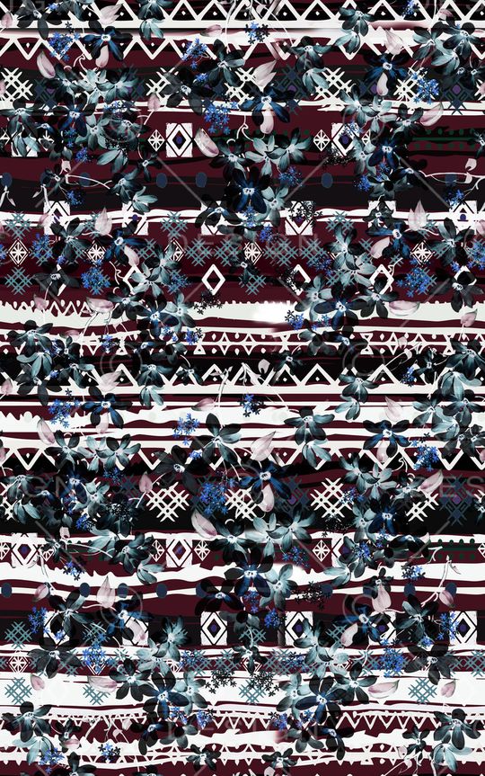 民族风印花华亿平台图片