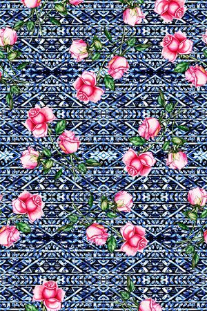 民族风印花华亿平台图片