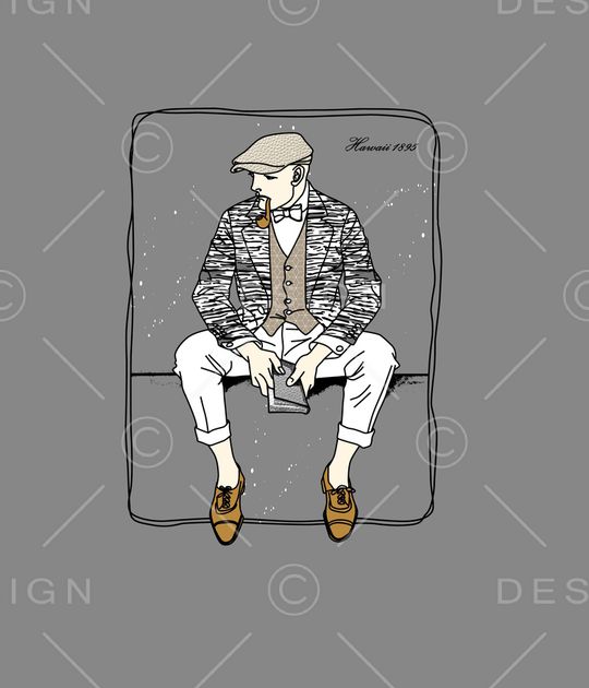 男装印花华亿平台图片