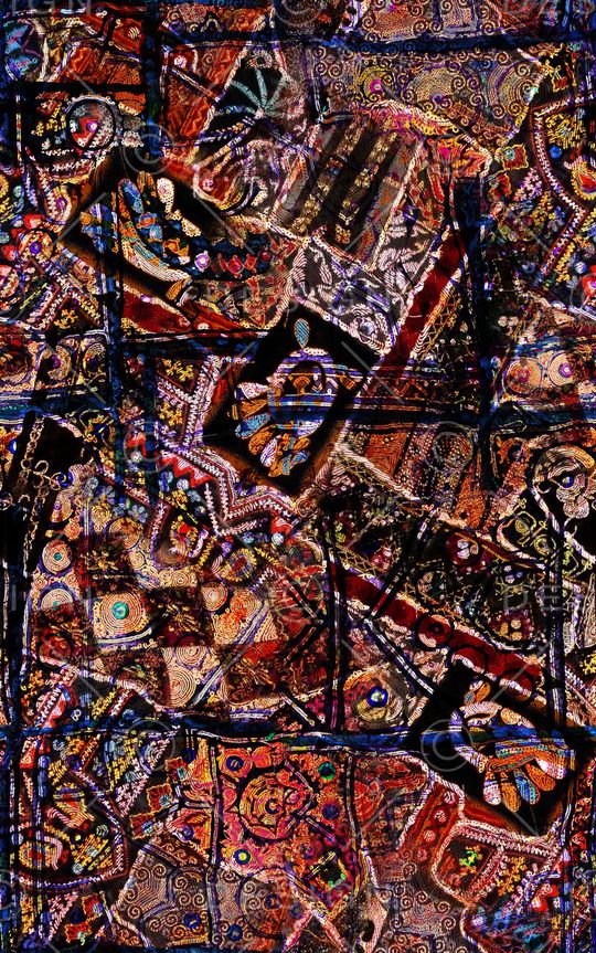 民族风印花华亿平台图片