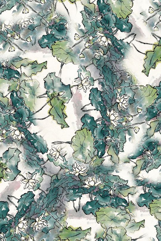 抽象印花华亿平台图片