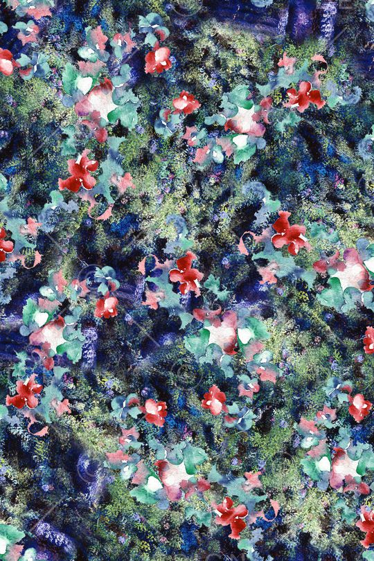 动物花卉印花华亿平台图片