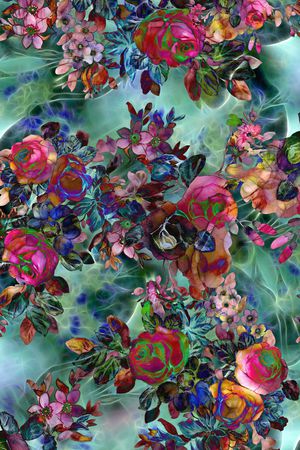 小碎花印花华亿平台图片