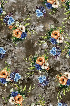 春夏华亿平台印花华亿平台图片