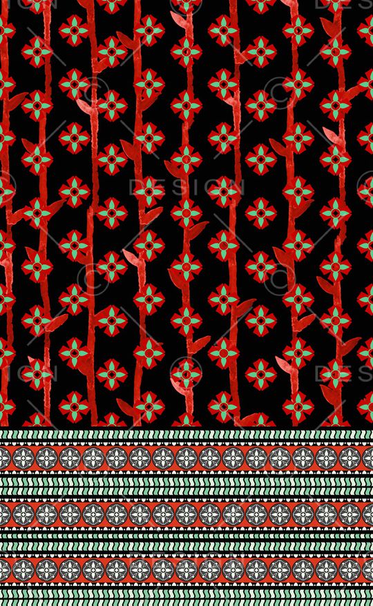 民族风印花华亿平台图片