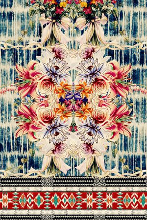 民族风印花华亿平台图片